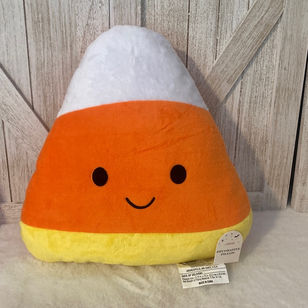 Target BP Halloween 2024 Candy Corn Plush Pillow